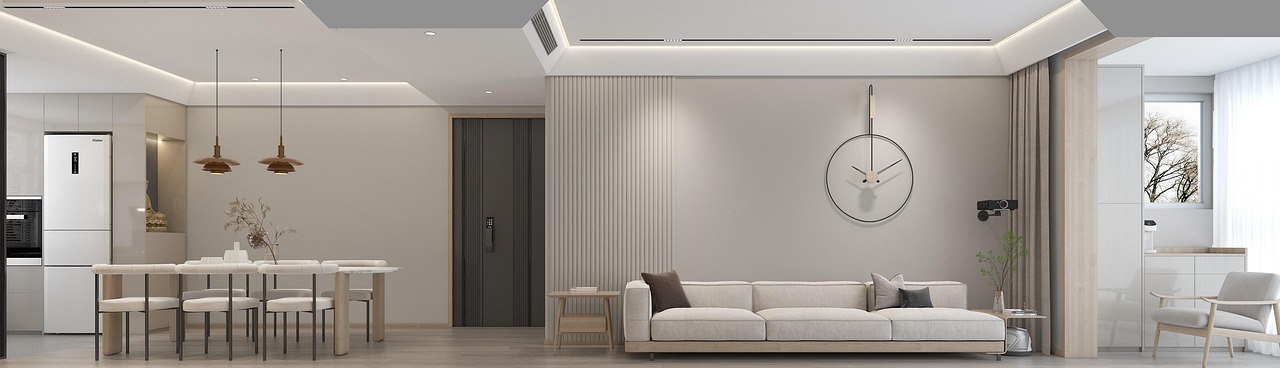 Moderne eetruimte met Dibond kunstaccent. Moderne eetruimte met Dibond kunstaccent.